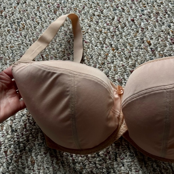 Flirtelle Bra Emma Padded Balconette 32L Beige Nude Underwire FL9131 Coquette - Picture 3 of 7
